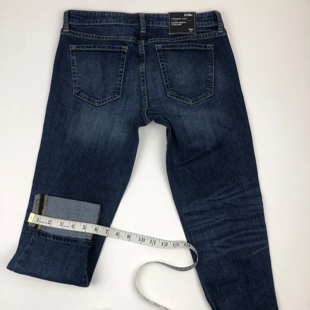 NWT GAP Straight Cuff Jeans - Picture 5 of 8